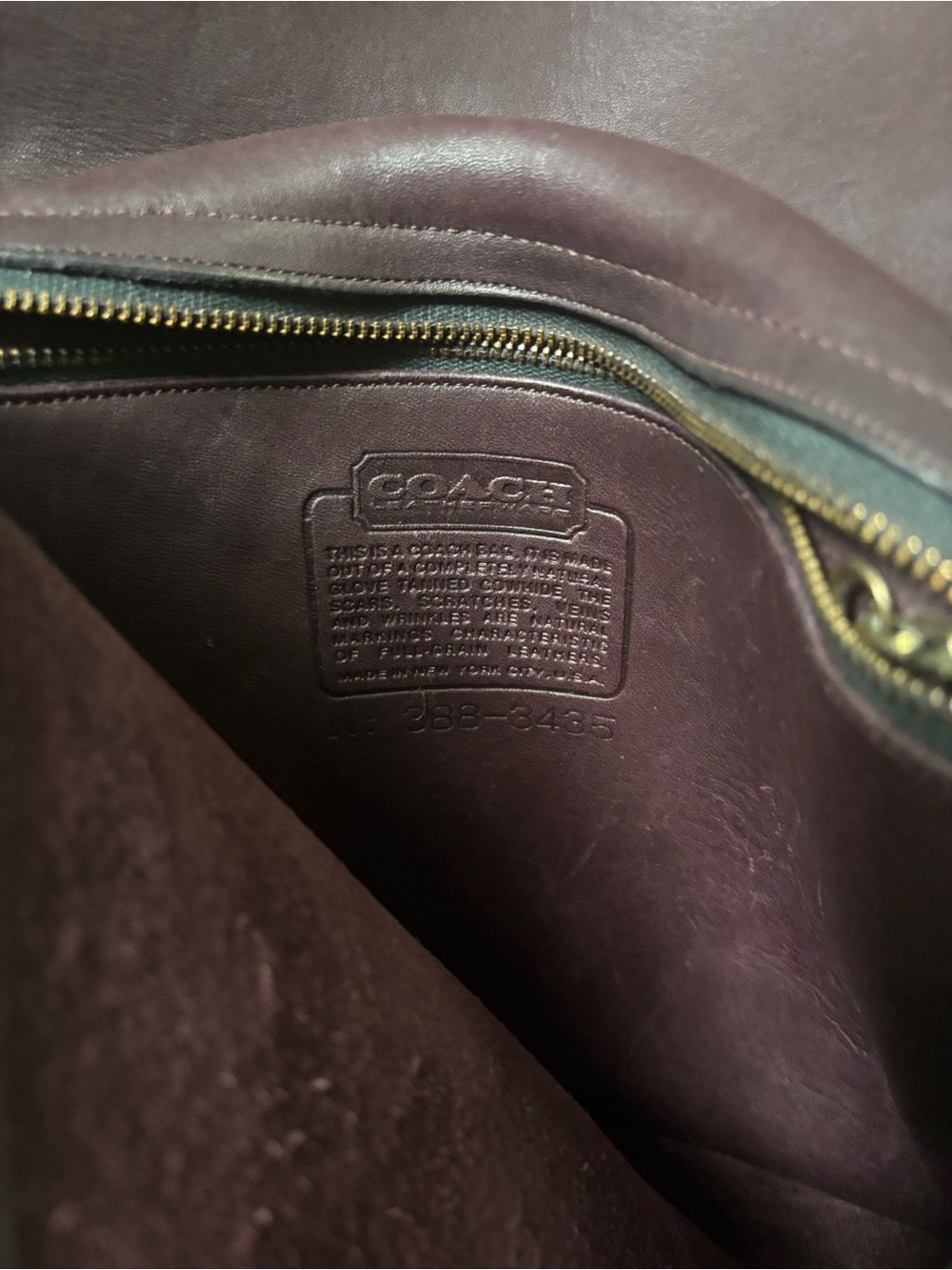Vintage Coach Saddle Flap Pouch 9585 - Picture 3 of 11